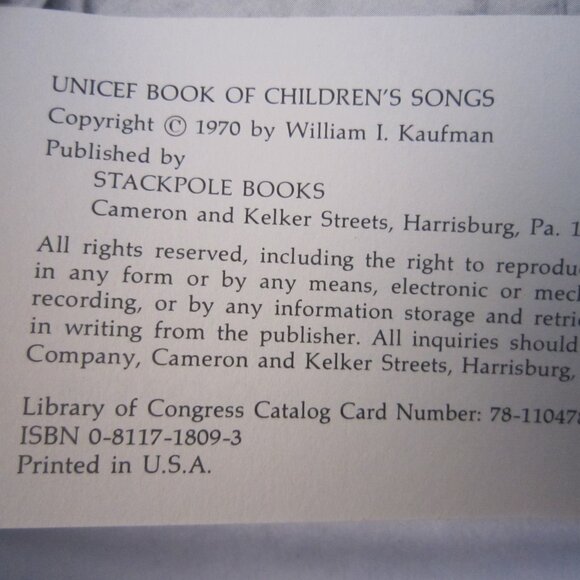 Vintage 1970 Unicef Book Set - Lot of 4 - Picture 8 of 9